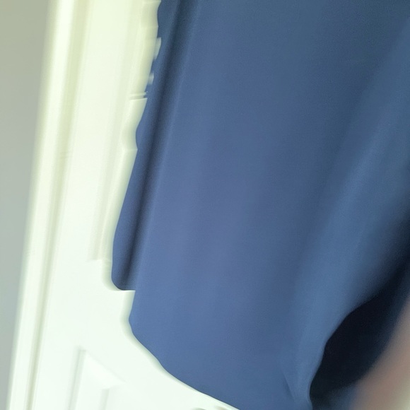 H Halston blue oversized batwing dress Medium - Picture 7 of 10